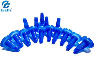 Color azul de la barra de labios del molde del silicón del molde cosmético ligero de la barra de labios tamaño pequeño