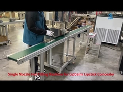 Máquina de llenado caliente de una sola boquilla para el protector de lápiz labial con bálsamo