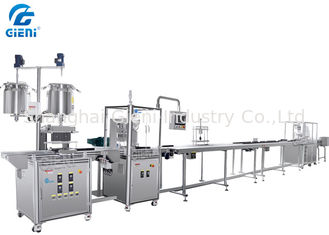 Cadena de producción linear automática de la máquina de rellenar del rimel con 12 bocas