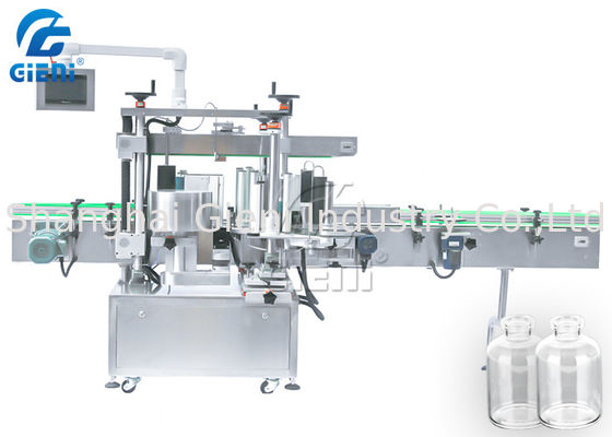 SS304 200pcs/cosmético Min Star Wheel Labeling Machine