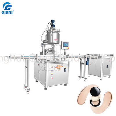 máquina de rellenar cosmética de la crema del sombreador de ojos 14ml con una boca