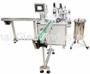 Máquina de rellenar 10ml del esmalte de uñas de la placa giratoria de 2 bocas