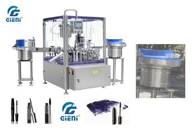 Un buen precio. Máquina de rellenar AC220V SUS304 del rimel automático con la tabla de la vibración en línea