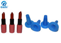 Fácil material suave modificada para requisitos particulares artículo del molde cosmético de la barra de labios del logotipo limpiar