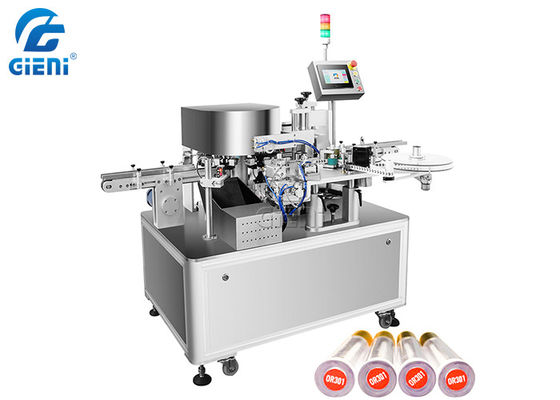 Un buen precio. Control 2KW 90pcs/Min Lipstick Labeling Machine del PLC en línea