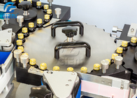 Máquina de etiquetado rotatoria de la cabeza doble automática para la botella redonda de cristal