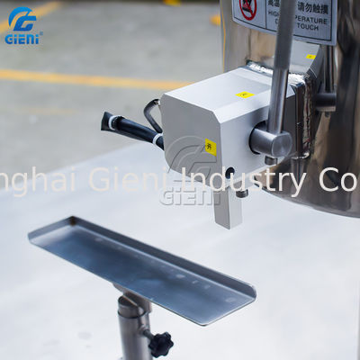 20L que derrite revolviendo el tipo manual de colada molde de la mano de la máquina de la barra de labios del tanque de metal