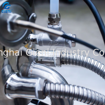 20L que derrite revolviendo el tipo manual de colada molde de la mano de la máquina de la barra de labios del tanque de metal