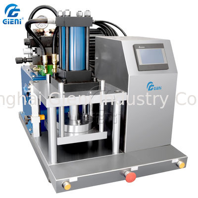 Tipo hidráulico compactadora de la prensa cosmética del polvo con la pantalla táctil