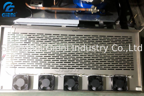 3,5 metros de la máquina de rellenar de la barra de labios de túnel de enfriamiento cosmético con el compresor de refrigeración 5P