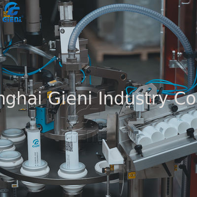 Relleno poner crema del tubo del plástico de la crema dental de la despedregadora de la cara de la mano y máquina de aislamiento