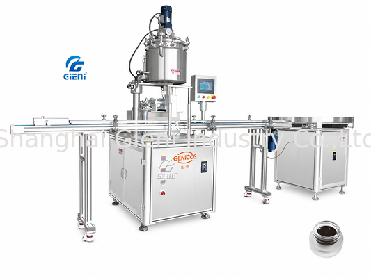 EGR-4H-HFL 4-Nozzle High Speed Servo Drive Hot Filling Machine for Lip Gloss Tubes 100 Tubes/Min Touch Screen PLC