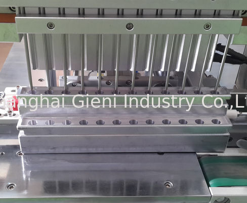 Máquina de rellenar automática de Cosemtic de 12 bocas para la barra de labios con la cubierta del color