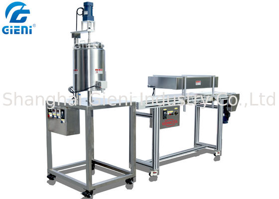 SUS304 tipo manual cadena de producción del protector labial del molde de metal con el transportador de refundición