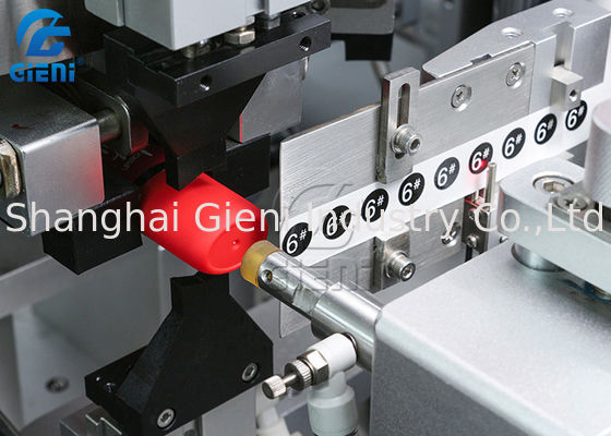 Control 2KW 90pcs/Min Lipstick Labeling Machine del PLC