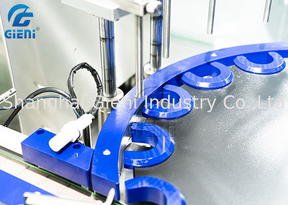 Máquina de rellenar rotatoria de la botella cosmética del dropper del PLC