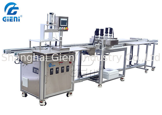 Barra de labios que lanza el equipo de relleno cosmético con atornillar del envase