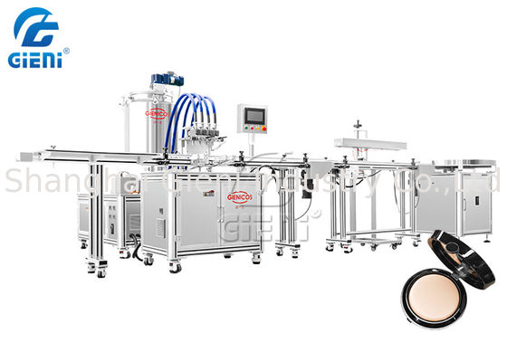 máquina de embotellado cosmética poner crema de la loción de la máquina de rellenar 100ml