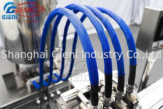 máquina de embotellado cosmética poner crema de la loción de la máquina de rellenar 100ml