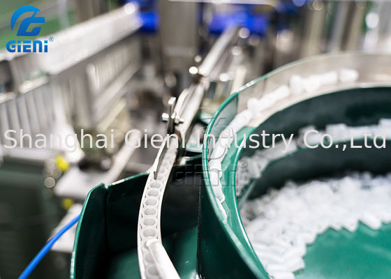 Máquina de rellenar 50Pcs/Min Rotary Type del lustre cosmético del labio 7KW