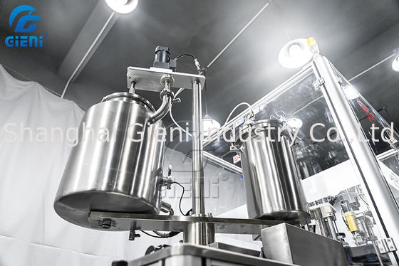 Tipo rotatorio control cosmético 60pcs/Min del PLC de la máquina de rellenar del rimel