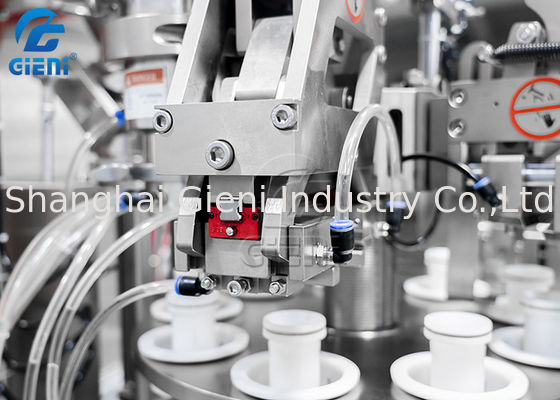 servo de aislamiento de relleno de la máquina del tubo del lustre del labio de 40ppm 250ml conducido