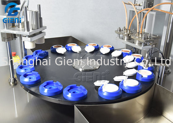 máquina de rellenar cosmética rotatoria 20ml para la crema de fundación del BB 30pcs/Min