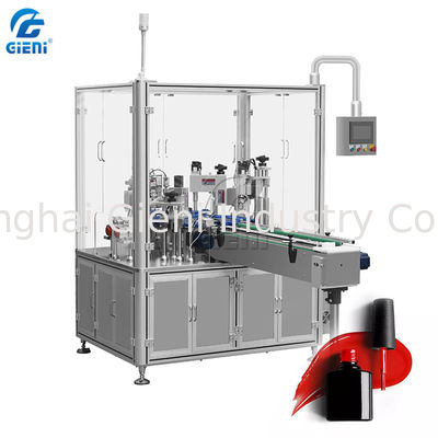 Control del PLC de AC220V 50pcs/Min Nail Polish Filling Equipment