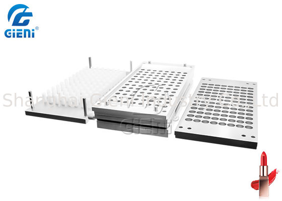 Bandeja cosmética de aluminio del molde del tenedor de la barra de labios de 96 cavidades