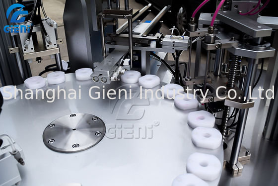 Máquina de rellenar del tanque 15L del lustre rotatorio semi auto del labio