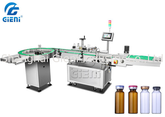 máquina de etiquetado de la botella de 300pcs/Min Intelligent Control Vertical Round