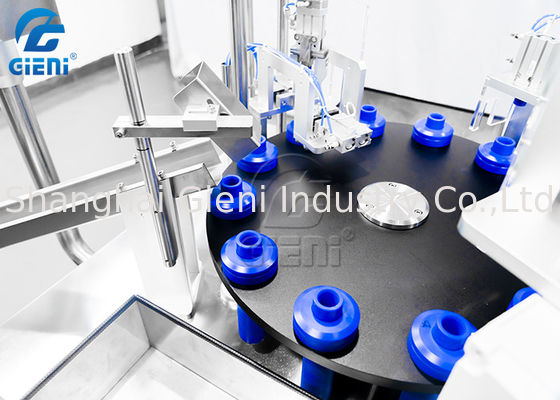 llenador del tubo de la máquina de rellenar del lustre del labio del rimel del tanque 15L semi automático