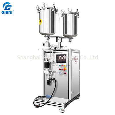 Un buen precio. Máquina de rellenar de la boca del rimel del lustre dual del labio con el tanque 20L en línea