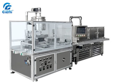 Un buen precio. Molde semi automático del silicón de la máquina de rellenar con la función del precalientamiento en línea