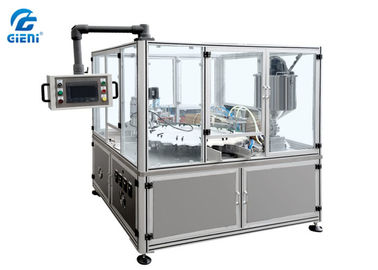 Un buen precio. Máquina de rellenar automática llena de la crema de cara, equipo de relleno rotatorio del acero inoxidable en línea