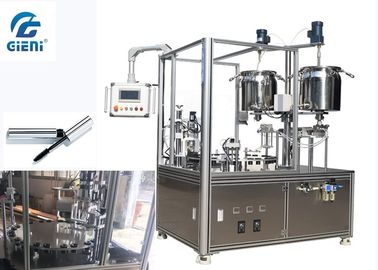 Un buen precio. Máquina de relleno y que capsula del tipo rotatorio de la alta capacidad para el rimel, materiales del acero inoxidable en línea