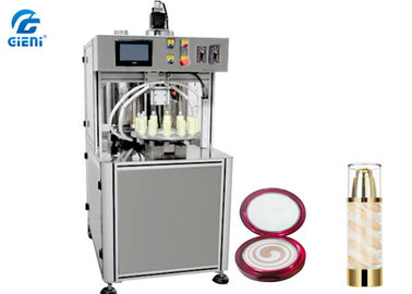 Un buen precio. 4 colores tuercen en espiral control de relleno del PLC del equipo del cosmético para la crema del ojo en línea