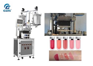 Un buen precio. máquina de la producción del lustre del labio del tanque de la capa doble 20L con el motor servo en línea