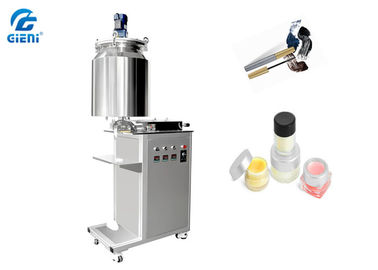 Un buen precio. tipo vertical cosmético de la máquina de rellenar del cubo de la capa doble 20L para la crema del sombreador de ojos en línea