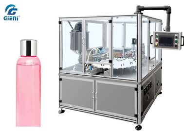 Un buen precio. Bocas de la máquina de rellenar dos de la loción del maquillaje de la eficacia alta con el motor servo en línea