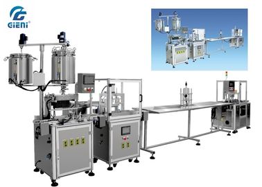 Un buen precio. Tipo linear máquina de rellenar del rimel con el envase que detecta el sistema en línea