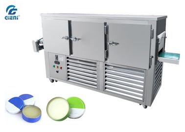 Un buen precio. Túnel de refrigeración para la máquina de rellenar de la vaselina con el transportador ajustable de la velocidad en línea