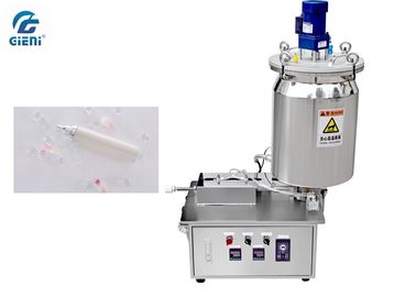 Un buen precio. Semi - fuente de aire cosmética auto de la máquina de rellenar de la tinta con el tanque del doble capa en línea