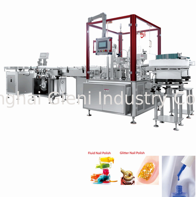 Un buen precio. Máquina de llenado de esmalte de uñas de velocidad 30pcs/min Velocidad del producto 20-30 botellas/min Capacidad de producción en línea