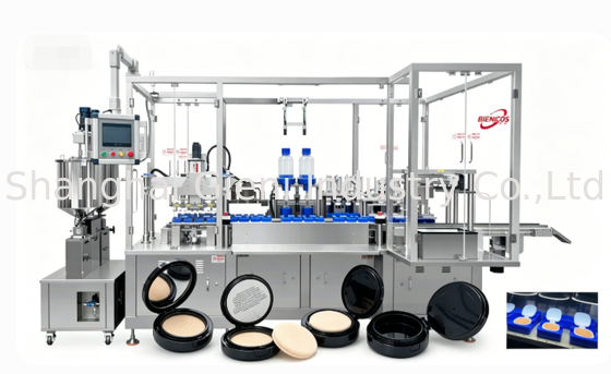 Máquina de llenado servo de cuatro boquillas semiautomática para esponja de alta densidad de NBR
