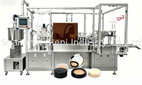 Máquina de llenado de cojines con detección de presión inteligente con sistema de prensado de anillo inverso para producción compacta de alta velocidad de 48 piezas por minuto
