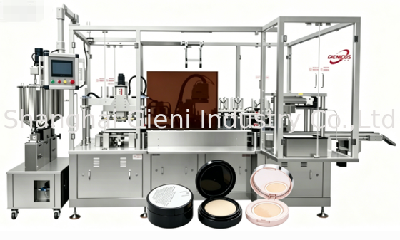 Máquina de llenado de cojines de esponja NBR de alta velocidad 48PCS/min con inspección visual y llenado servo de cuatro boquillas