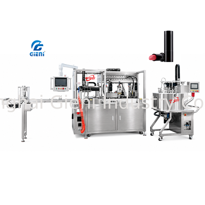 Línea de Producción Automática de Labiales GLU-900 Estación de Atornillado 900 unidades/h Máquina Multiformato