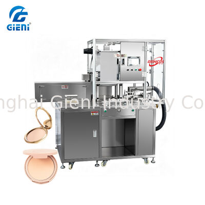 Máquina Neumática de Prensado de Polvo C-18 con Presión Máxima de 3 Toneladas y Capacidad de 6-10 uds/min para I+D Cosmético