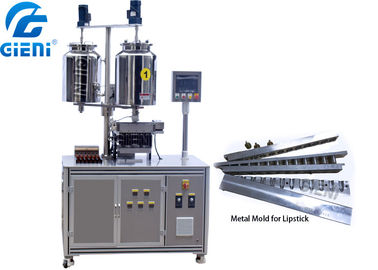 Un buen precio. Máquina de moldear de la barra de labios cosmética de la máquina de rellenar del color del molde de metal de 12 agujeros en línea